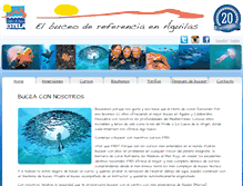 Tablet Screenshot of escueladebuceo.com